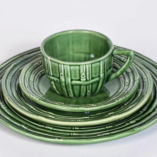 Blue Pheasant Gia Green Bamboo Dinnerware Blue Pheasant Gia Green Bamboo Dinnerware
